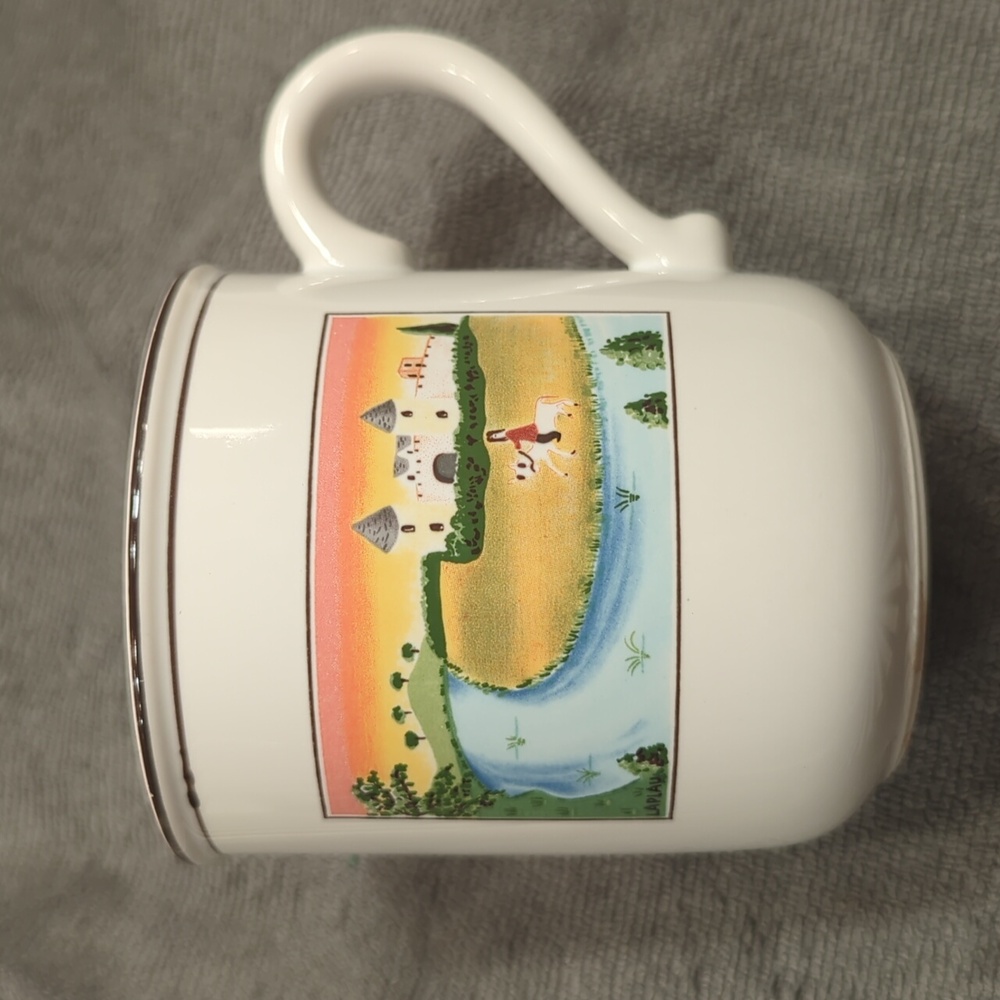 Villeroy & Boch Design Naif Mug # 2 "Man on Horse" - imperfect
